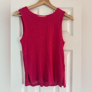 Anthropologie Fuchsia Sleeveless Tank Top